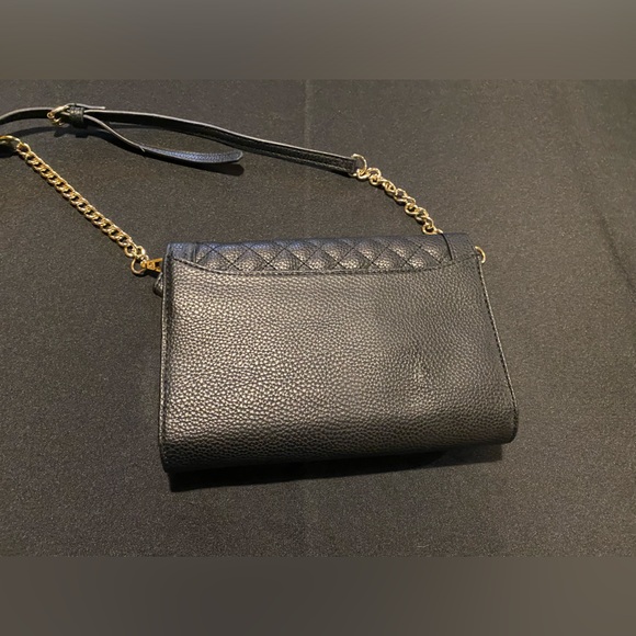 Steve Madden Black Cross Body with Gold Accents - Picture 3 of 6